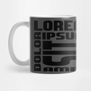 lorem ipsum dolor sit amet Mug